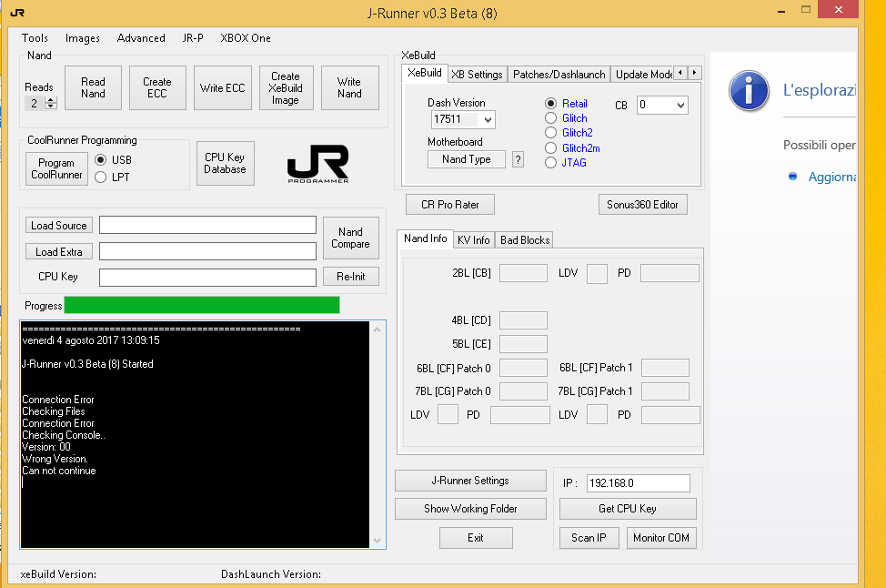 Errore "Wrong Version" Jrunner-cattura.png