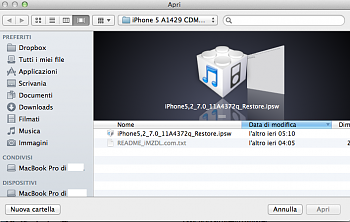 [TUTORIAL] Installare iOS 7 beta 1 o successive sul vostro iPhone/iPad-schermata-2013-06-13-alle-14.46.00.png